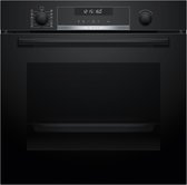 Bol.com Bosch HBG578BB3 - Serie 6 - Inbouwoven - 71 l - A+ - Eenvoudig te reinigen: pyrolyse + hydrolyse - Zwart aanbieding