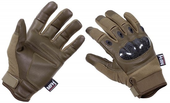 Gants tactiques «Mission», coyote tan