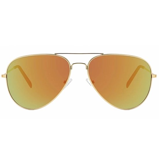 Fako Fashion® - Pilotenbril - Polariserend - Polarized - Piloot Zonnebril - Heren Zonnebril - Dames Zonnebril - Goud - Rood van Fako Fashion® — afbeelding 3