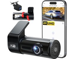 Dashcam - Daschcams - Auto - Camera - Vooruit - Achteruit - Video - Autobeveiliging - Parkeerbeveiliging - Recording - Dag en Nacht - Schadepreventie