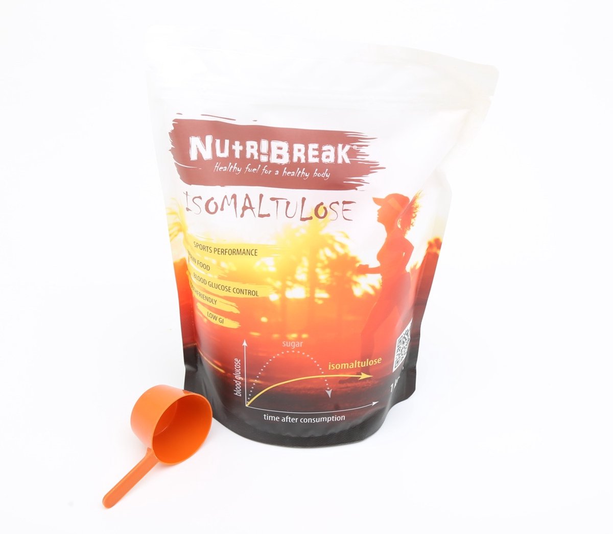 Goedkoopste Nutr!Break Isomaltulose 1KG - langdurige energie - laag glycemisch - 100 natuurlijk