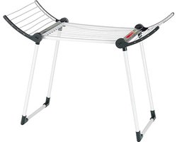 Droogrek - Inklapbaar wasrek voor binnen en buiten - Staand droogrek met vleugels - Ruimtebesparend en lichtgewicht - Voor kleine en grote wasjes - Perfect voor appartementen, balkon en studentenkamer - Snel opvouwbaar - Wasdroogrek voor huishoudelij