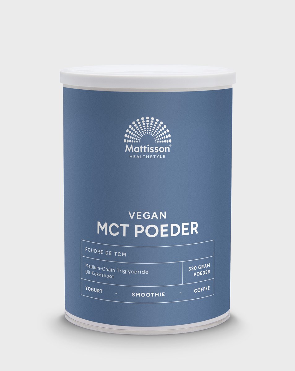 Goedkoopste Mattisson - Vegan MCT Poeder - Puur Kokosnoot - MCT Vetzuren - Medium Chain Triglycerides - Vegan - 330 Gram