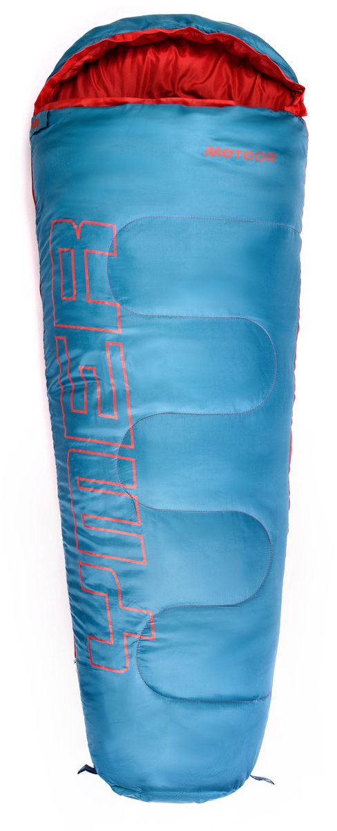 Meteor Ymer - Slaapzak - blauw/rood, comfortabel, lichtgewicht van Meteor — afbeelding 5