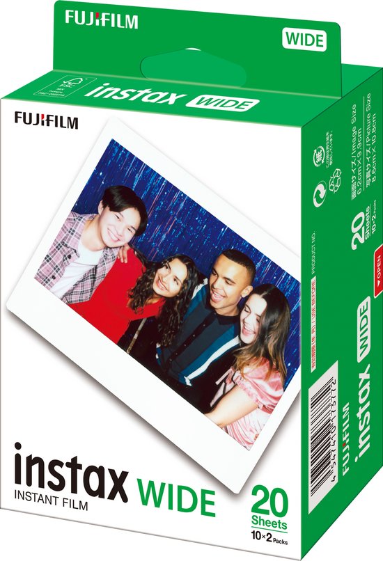 Fujifilm Instax Wide Film Glans - 2 x 10 stuks