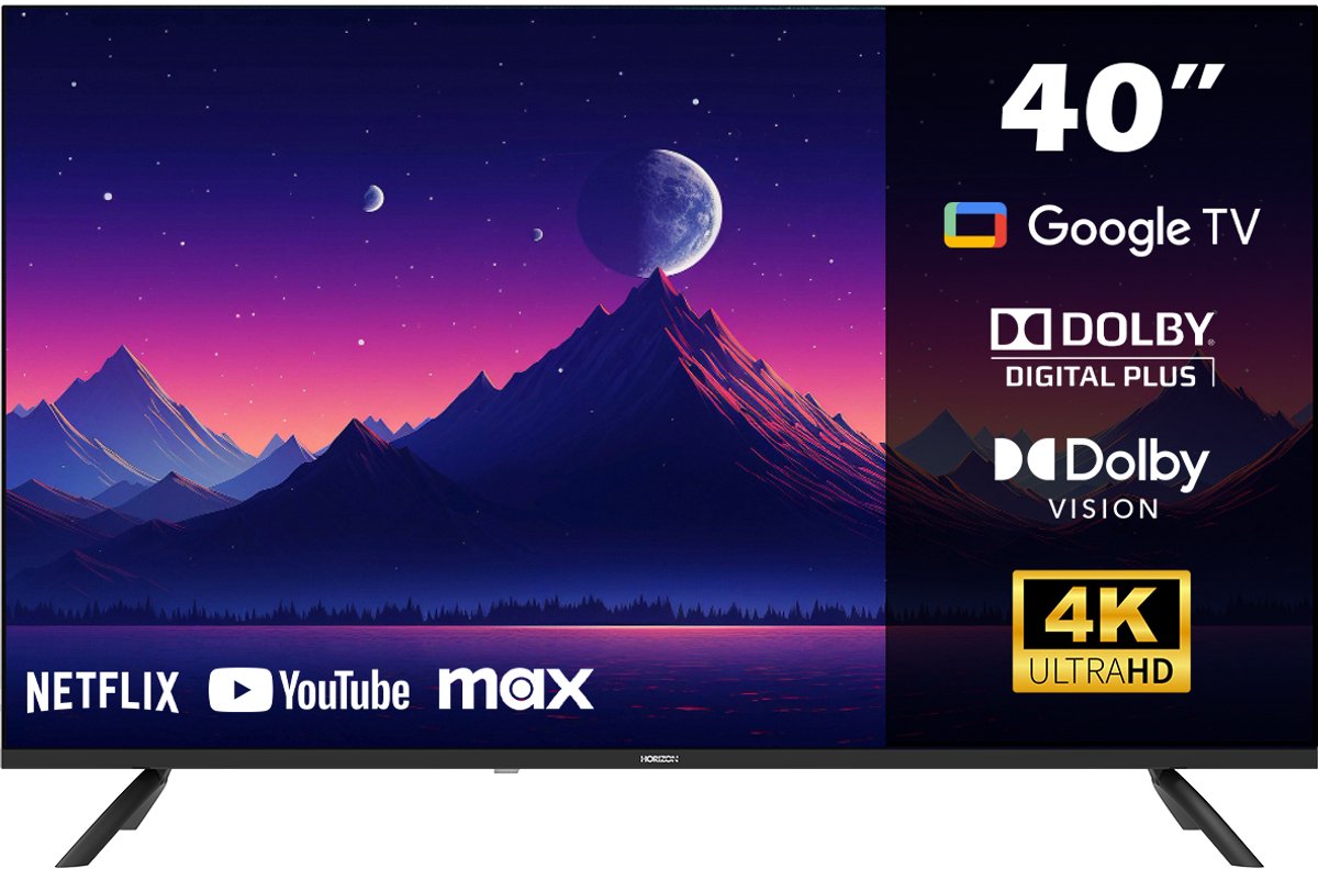 Horizon XT Line 43 inch 4K Ultra HD LED TV met Google TV - €249,00