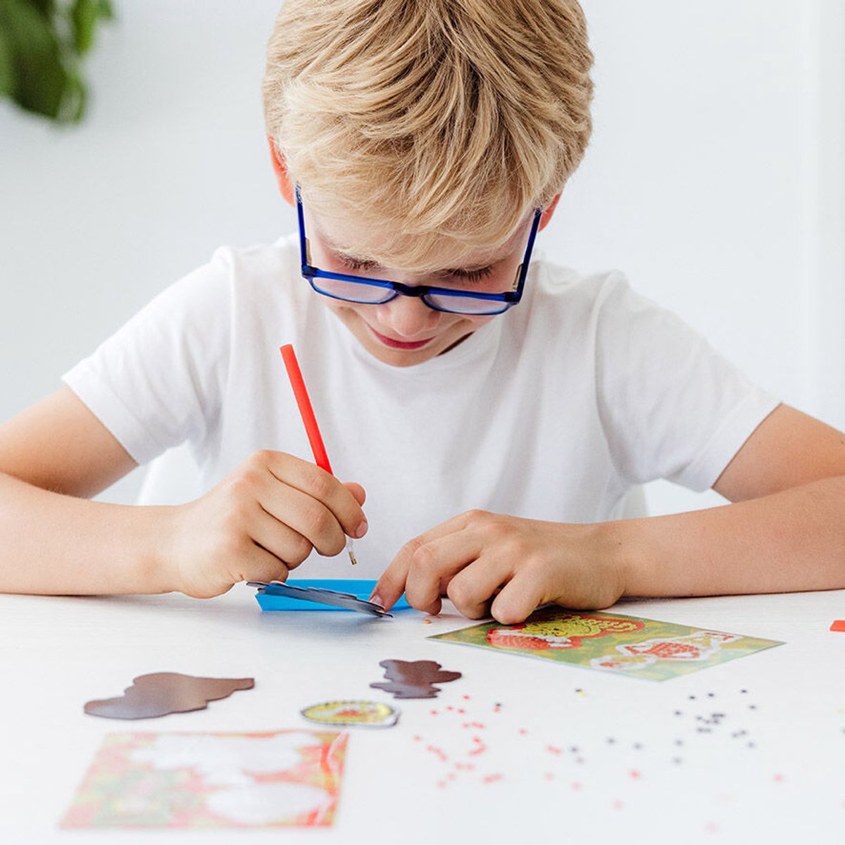 The Grinch Diamond Painting magneten maken - Met 1100 steentjes - Speelgoed Kinderen - Knutselen - Voor meisjes en jongens - Vanaf 5 jaar - Totum — afbeelding 8
