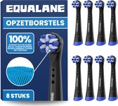 Bol.com EQUALANE - Opzetborstels geschikt voor Oral B iO tandenborstels - Zwart - 8 Stuks aanbieding