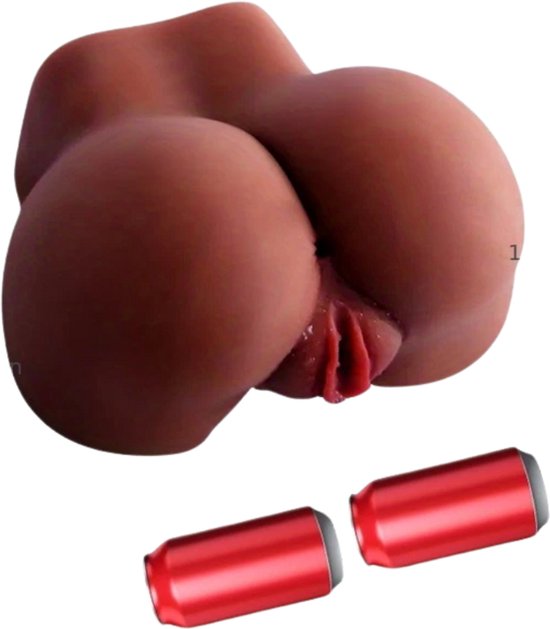 Masturbateur Nivard pour homme - Pop sexuelle réaliste - Vagin - Anus - Foncé