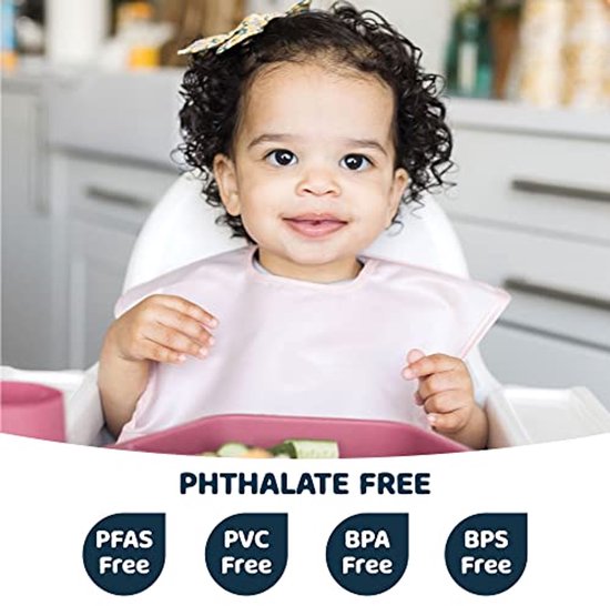 Tiny Twinkle Lätzchen Set - 3x Wasserdichte Baby-Lätzchen Mit Krümeltasche