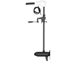 Elektrische buitenboordmotor - Spiegelgemonteerde sleepmotor - Stuwkracht 25 kg - 12V - 8 Snelheden - Schachtlengte 76 cm - Zoet- en Zoutwater - Voor Kajak en Visboot