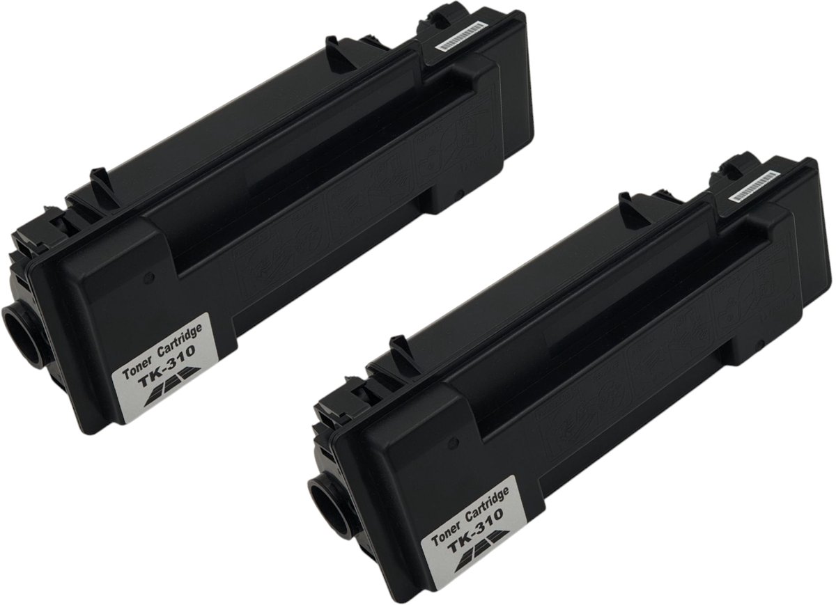 KATRIZ® huismerk toner TK310 Zwart (2 stuks) |Geschikt voor KYOCERA FS 2000 D/FS 2000 series / FS 3900 DN / FS 3900 DTN / FS 4000 DN / FS 4000 DTN/FS 4000 series