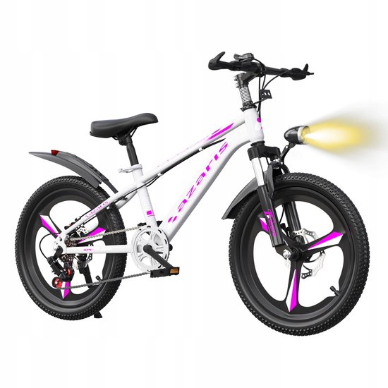 KINDERFIETS 20 INCH SCHIJVEN ZIJWIELEN SCHOKBREKER DERAILLEUR van AMIGO — afbeelding 2