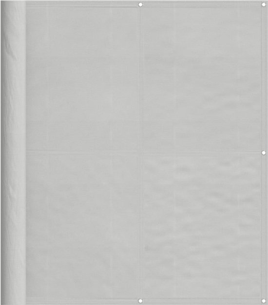 Balkon privacy scherm 130 x 750 cm HDPE 185 g/m², weerbestendig Balkonafdekking met kabelbinders en koord voor tuinhek of balkon, Hemelsblauw