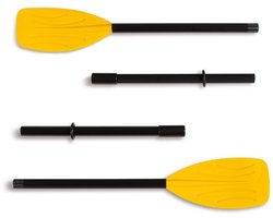 Intex - Roeispaan - French Oars - 3-Delige Set - Geel - 1.22 meter lang inclusief reparatiesetje