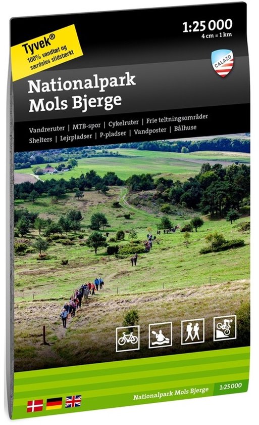 Hiking maps- Nationalpark Mols bjerge - cover