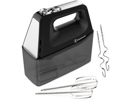Kitchenwell Handmixer - 10 Snelheden met Turbofunctie - Puls functie - Deeghaken & Kloppers - Opberghouder