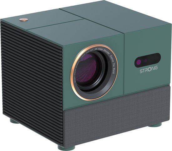 STRONG - MIRA 1 - Smart Beamer Google TV - Full HD 1080P - Projector van 40” tot 150”- Bluetooth - Wifi - Chromecast - Netflix/Disney+/Prime/Youtube
