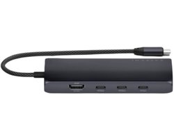 Satechi USB-C Multiport Adapter 8K with Ethernet V3 – Zwart