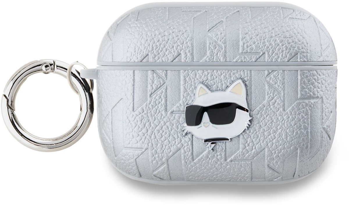 Karl Lagerfeld, Zaak voor AirPods Pro 2 Wafelpop, Zilver