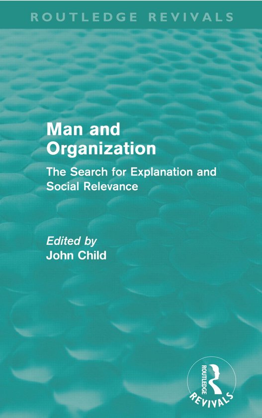 Man and Organization - cover