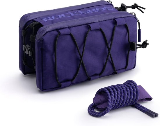Sacoche de cadre double pour vélo ROCK BROS 1L, sacoche de tube supérieur avant, 5