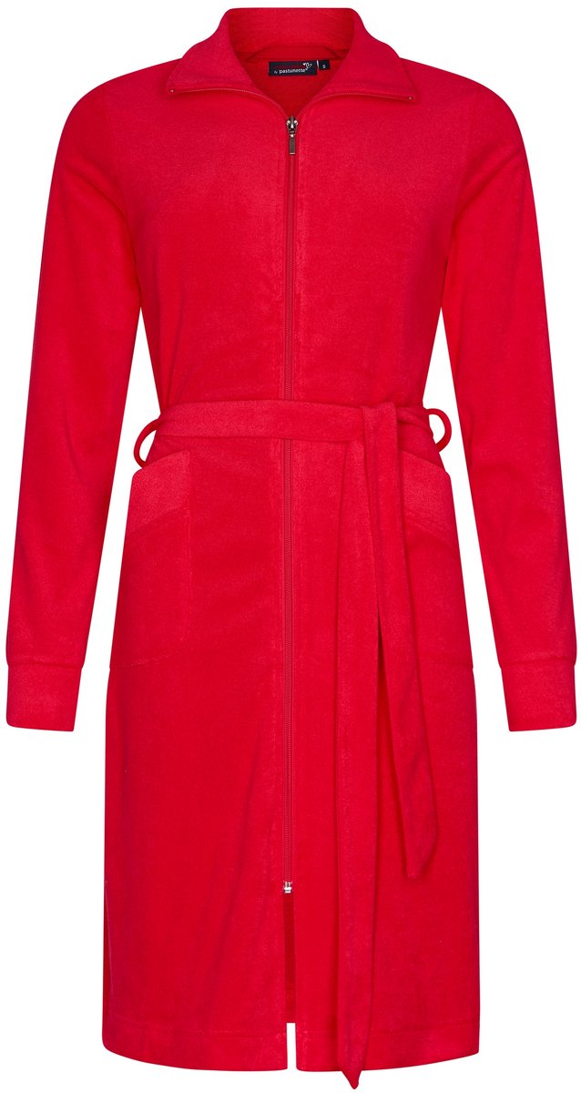 Rebelle Badjas Coral Coast - Koraalrood - Badstof - Bio Katoen