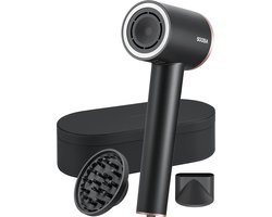 Soosia HighSpeed Ionic Fohn met Display - HeatProtect Autocare - Haardroger met Diffuser - Coolshot - 110.000 RPM