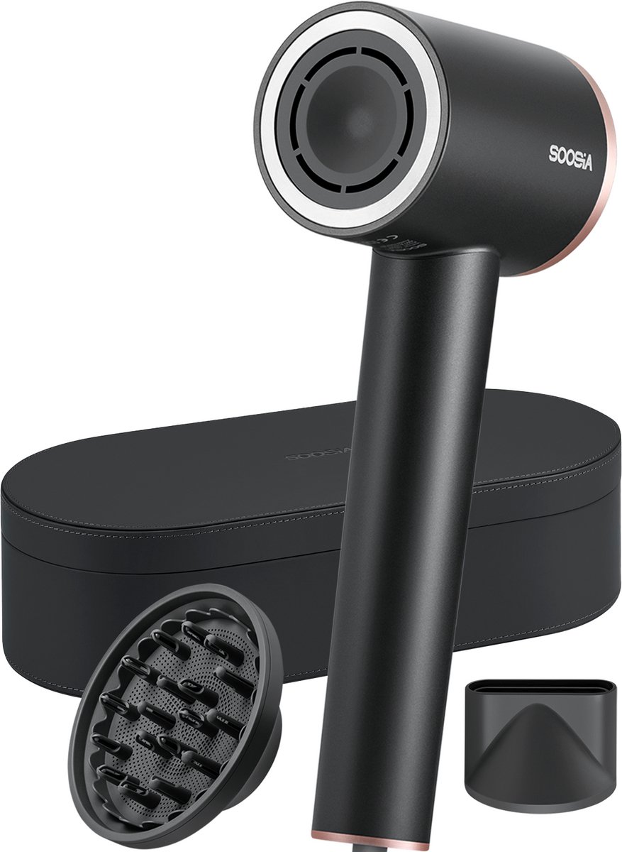 Soosia HighSpeed Ionic Fohn met Display - HeatProtect