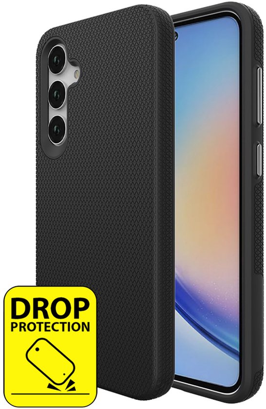 Coque arrière Just in Case pour Samsung Galaxy A56/Galaxy A36 - Zwart uni - Plastique