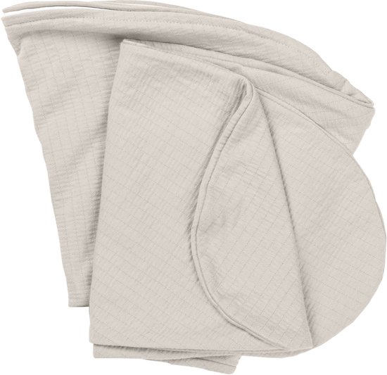 Doomoo Buddy Cover - Hoes voor Voedingskussen Buddy - Biologisch Katoen - 180 cm - Tetra Jersey Sand