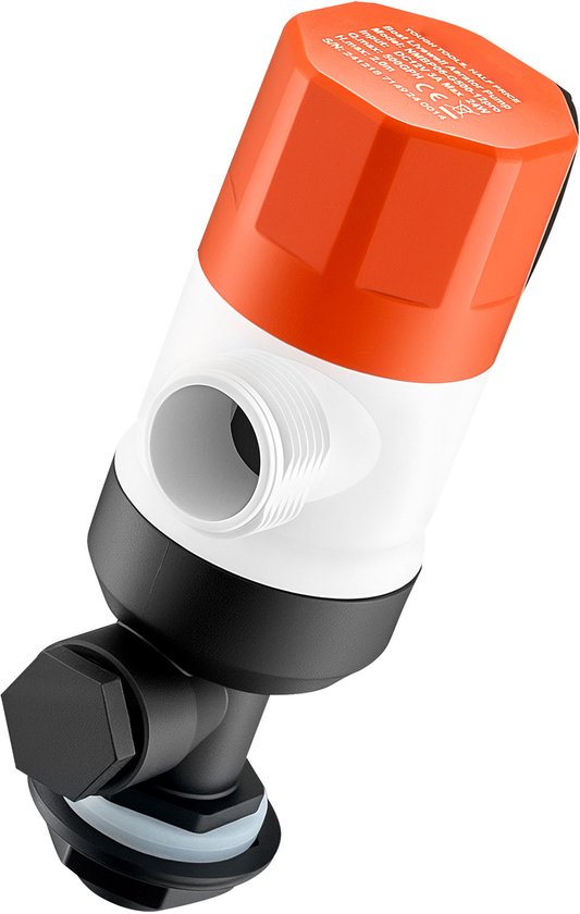 Rule 601FC Pompa Livewell 12V 500 GPH – Con Ingresso A Prua E Sistema Anti-Airlock, Per Nautica E Pesca - 4