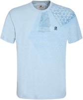 Gabbiano T-shirt Katoenen Print T Shirt 155517 4001 Bright Blue Mannen Maat - 3XL