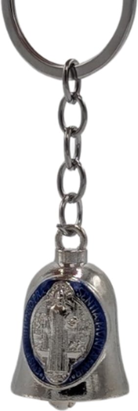 Grand X - Bell Guardian - Liberté - Argent - Gremlin Bell - Porte-clés - Porte-clés Moto - Cloche Porte-Bonheur Moto - Pendentif Sac - Foi