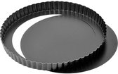 Moule à pâtisserie - Plaque de cuisson - Moule à gâteau - Moule à quiche - Moule à quiche - Moule à pâtisserie - Gris foncé