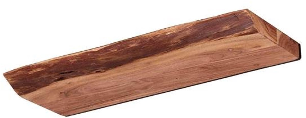 Luxe Zwevend Wandplank Hout - Muurplankje Zwevend (60 cm) - Wandplank Kinderkamer - Houten Wandplank Industrieel - Zwevende Wandplank/ Boekenplank - Nachtkastje - Wandplanken Bruin - Muur Plank - Wandrek Hout
