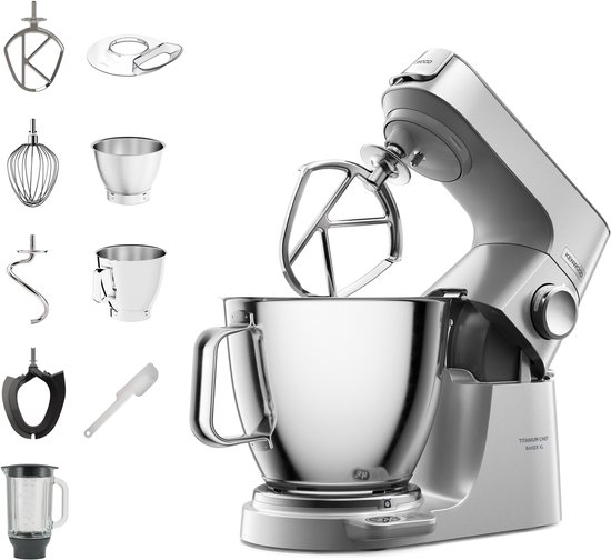 Kenwood Titanium Chef Baker XL Staande mixer 1200 W Roestvrijstaal