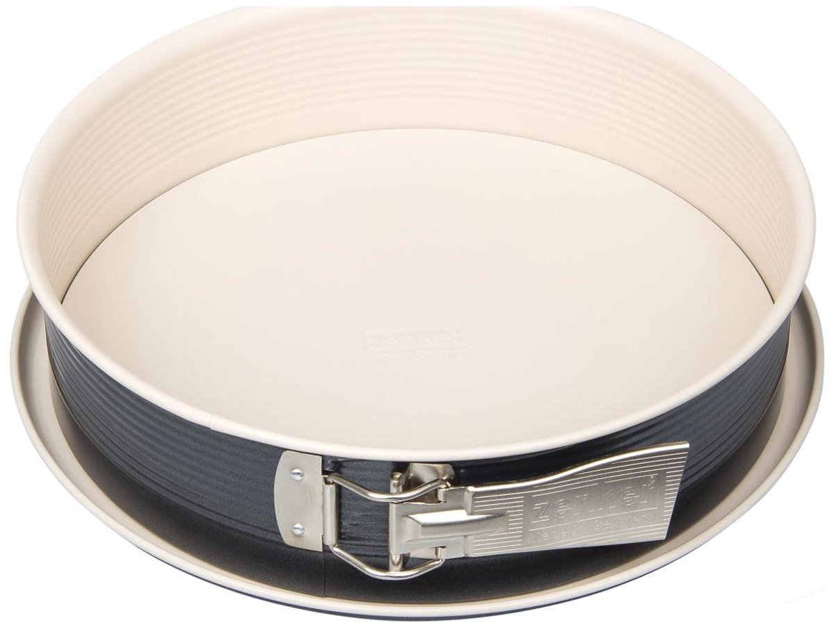 Springvorm met scharnier Zenker Crème zwart 27 cm