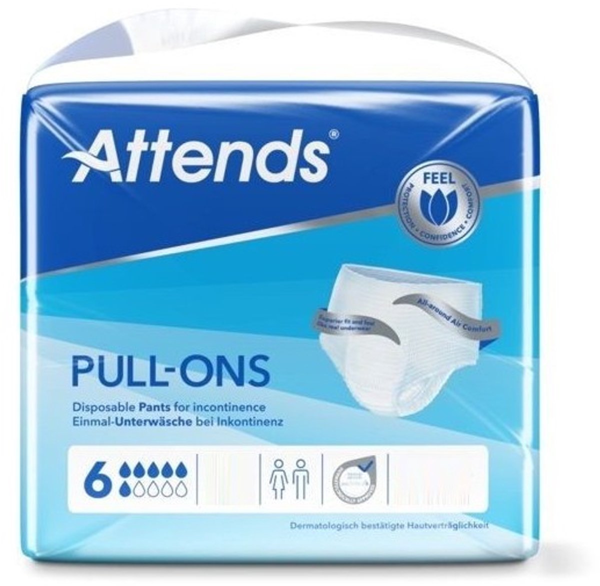 ATTENDS Pull-Ons 6 XXS - 4 pakken van 21 stuks