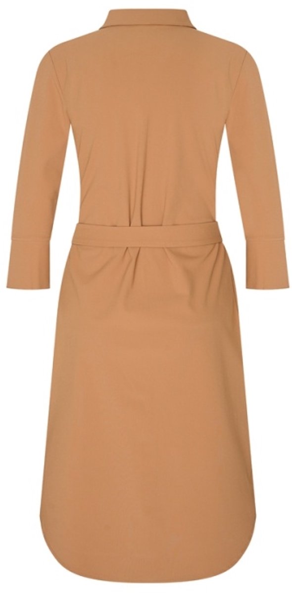 MI PIACE - Travel Jurk Uni 2092 Mocca - Maat : XXL