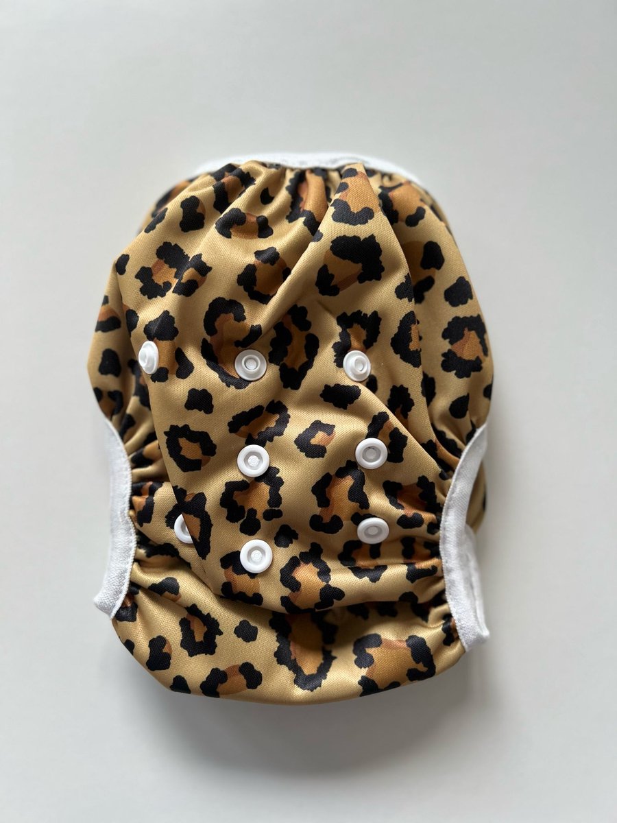Wasbare Zwemluiers baby - Panterprint - 3 - 15kg — afbeelding 2