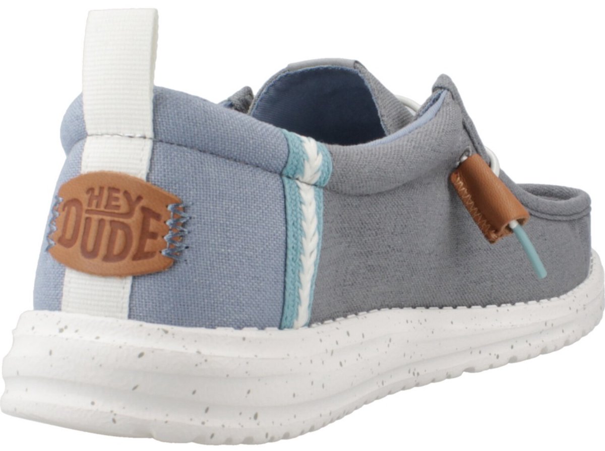 Hey Dude Wally Summer Linen - Mocassins - Lichte Linnen - Makkelijk Aan Te Trekken