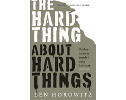 Omslag van The Hard Thing about Hard Things