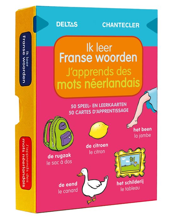 Deltas Speel- en leerkaarten - Ik leer Franse woorden