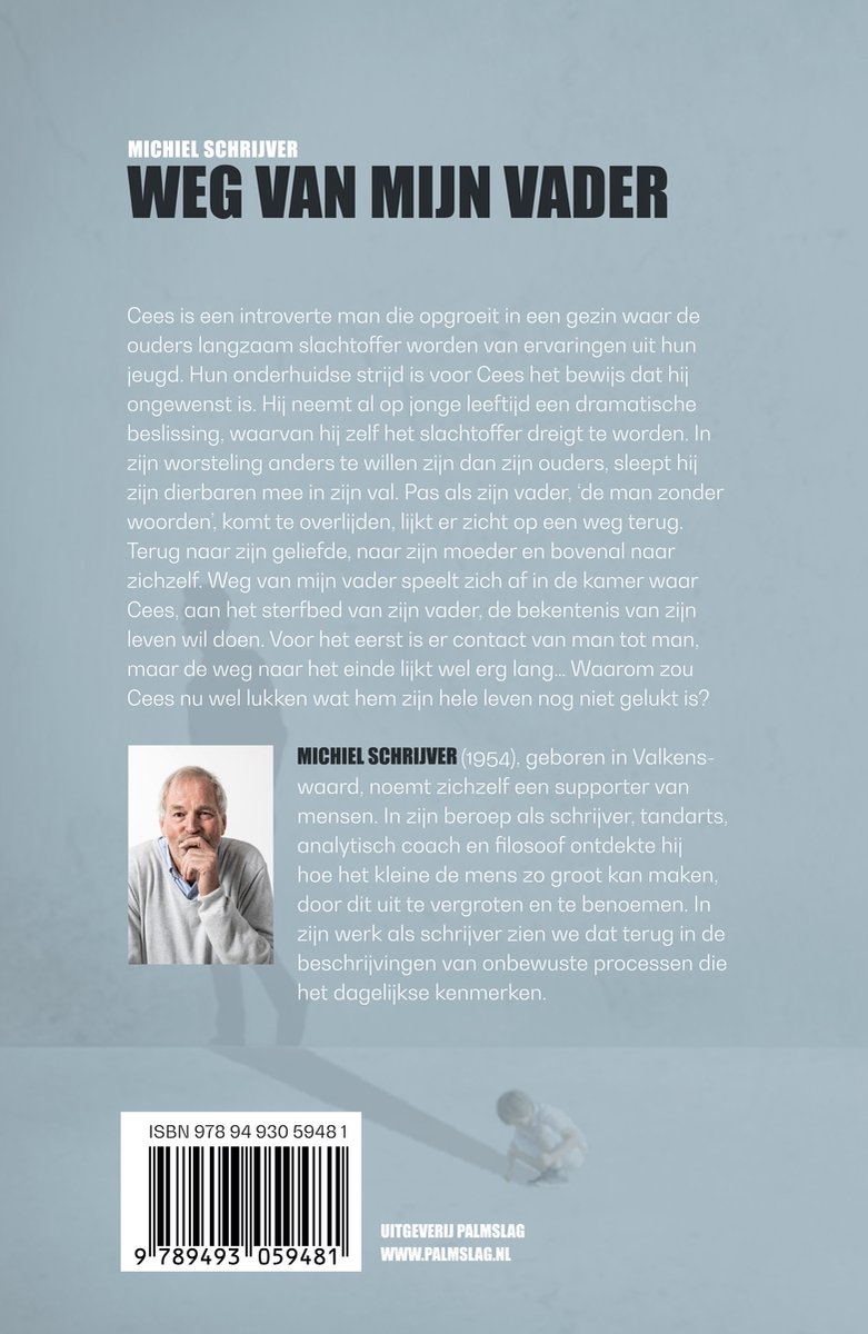 Weg van mijn vader - back cover