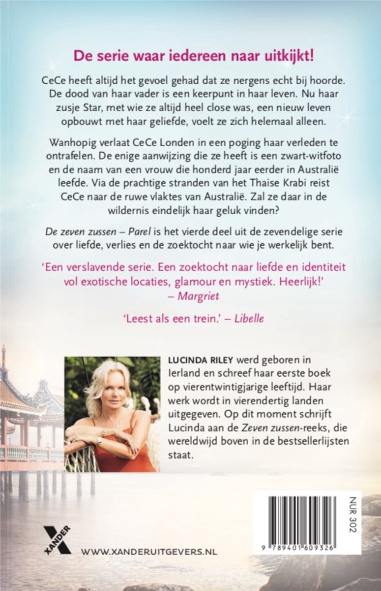 De zeven zussen 4 - Parel - back cover