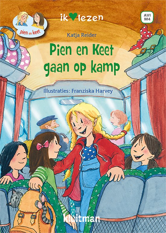 Ik  lezen - Pien en Keet gaan op kamp - cover