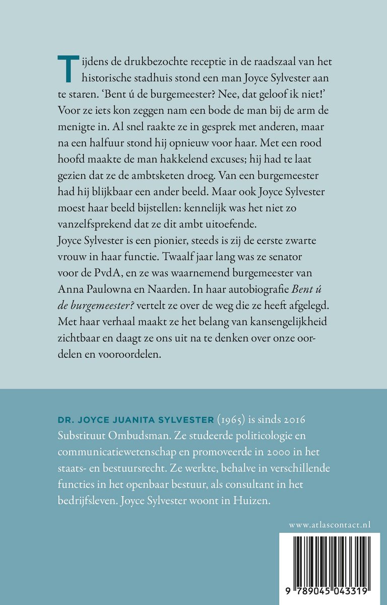 Bent ú de burgemeester? - back cover