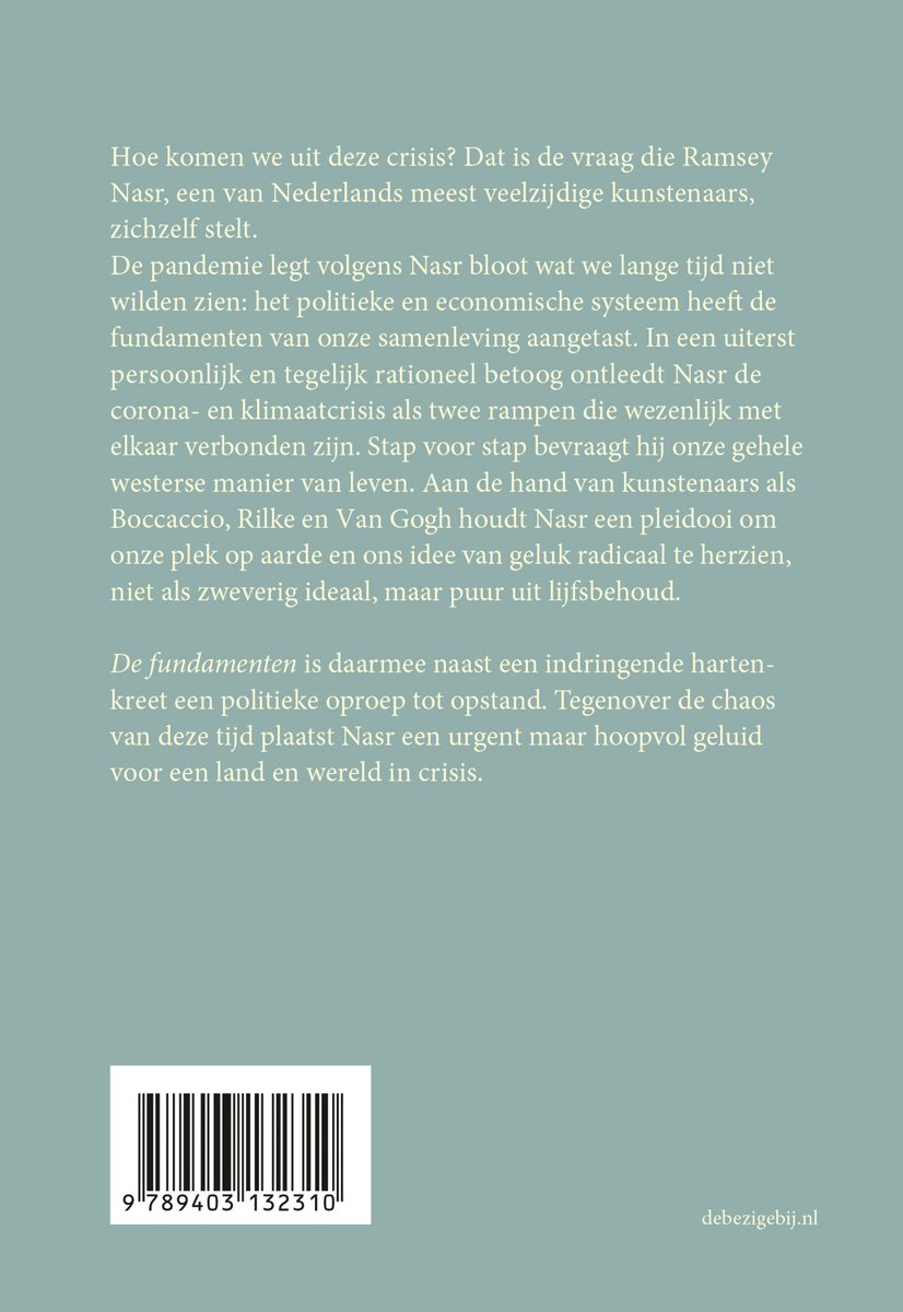 De fundamenten - back cover
