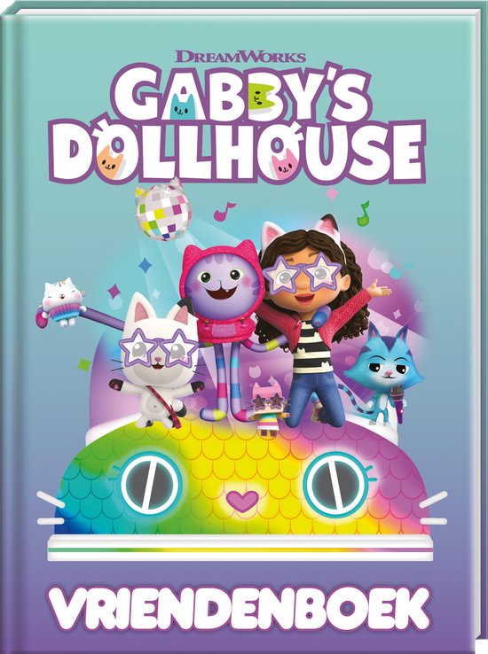Gabby’s Dollhouse – Gabby’s Poppenhuis – Vriendenboekje – 80 pagina’s – Hardcover